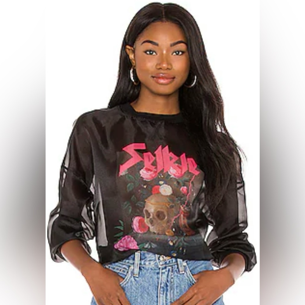 NWT Selkie Ghosted Sweater Still Life Size Large